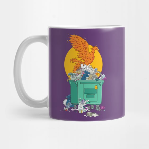 Dumpster Phoenix by AmuseThings